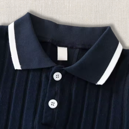 Otto Navy Summer Polo Set