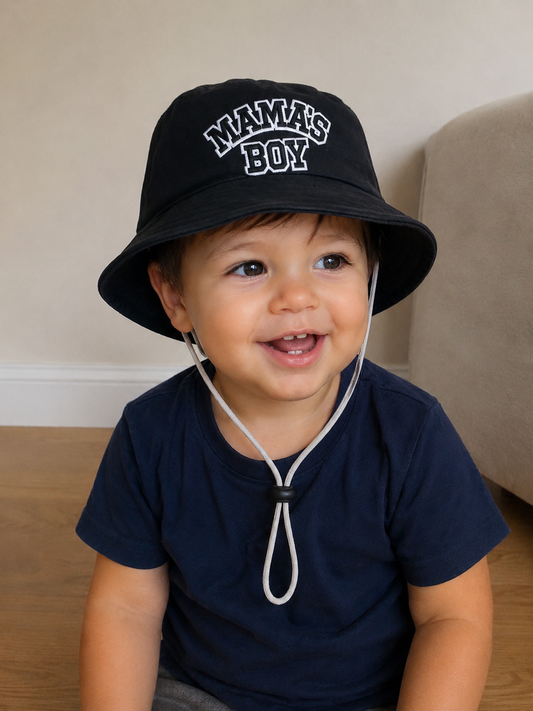 “Mama’s Boy” Kids Bucket Hat