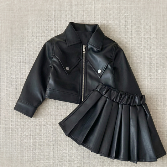 Luxe Leather Kids Set